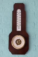Art Deco barometer en thermometer., Ophalen, Gebruikt, Weerstation