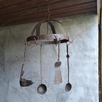 Oude brocante wildhaak wildkroon met 4 accessoires *Etage3*, Gebruikt, ., Ophalen of Verzenden, .