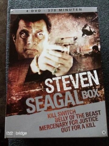Dvd Box Steven Seagel 4 dvd’s beschikbaar voor biedingen