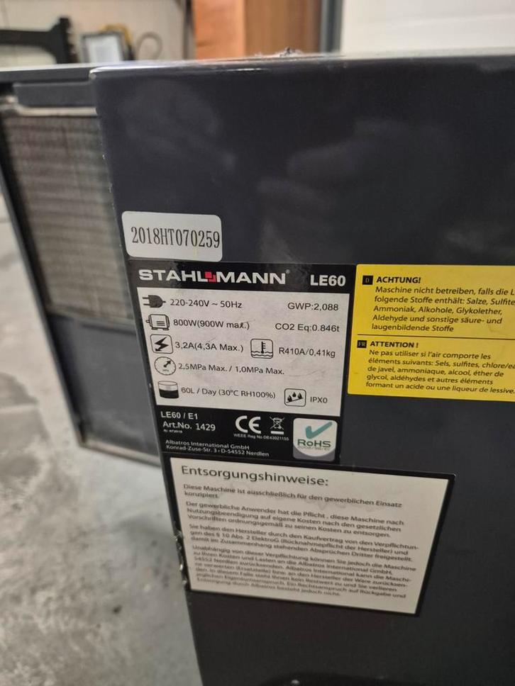 Bouwdroger te huur - STAHLMANN LE60, Doe-het-zelf en Verbouw, Overige Doe-het-zelf en Verbouw, Ophalen