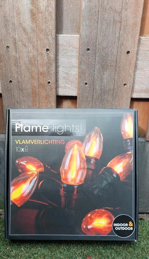 Flame lights vlamverlichting voor binnen en buiten, Tuin en Terras, Buitenverlichting, Nieuw, Minder dan 50 watt, Ophalen of Verzenden