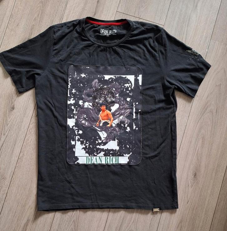 Dean Rich T-shirt Limited Edition maat XXL, Kleding | Heren, T-shirts, Zo goed als nieuw, Overige maten, Zwart, Ophalen of Verzenden