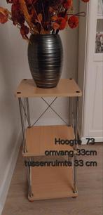 Hout met ijzer rekje/tafeltje, Huis en Inrichting, Ophalen, Gebruikt