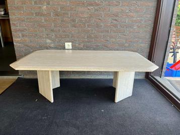 Schitterende travertin salontafel - rechthoekig 120x75 beschikbaar voor biedingen