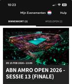 2 of 4 tickets Abn Amro tennis finale courtside Ahoy, Twee personen