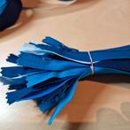 20 ritsen in blauw tinten. Van o.a. YKK. diverse maten, Ophalen of Verzenden, Nieuw, Rits of Sluiting