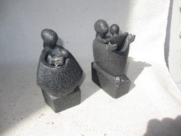 Twee beeldjes ROS Design Parastone moeder met kind beschikbaar voor biedingen