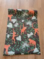 Vliesbehang apen oranje/zwart, Ophalen, Minder dan 10 m², Zwart