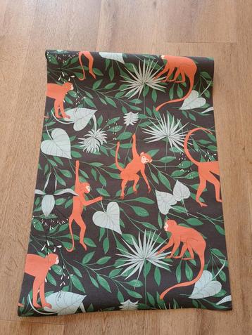 Vliesbehang apen oranje/zwart beschikbaar voor biedingen