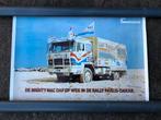 Poster DAF Trucks 1800 Parijs-Dakar, Ophalen of Verzenden, Gebruikt, Auto's