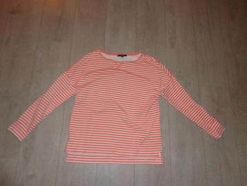 rood/wit gestreepte dameslongsleeve van Esprit, maat M beschikbaar voor biedingen