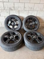 Set velgen 4x100 met nette zomer banden 165/60/14, Ophalen