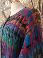 💖Prachtig 100% pure Alpaca wollen vest XXL, Ophalen of Verzenden, Zo goed als nieuw, Maat 42/44 (L), Blauw