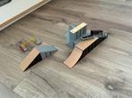 Tech deck fingerboard ramps + old school fingerboard, Ophalen of Verzenden, Zo goed als nieuw