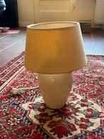 Japandi Beige Tafellamp Mid-Century Scandinavian, Ophalen of Verzenden, Zo goed als nieuw, Rond