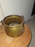 Oude Koperen Pot met Handvat, Ophalen of Verzenden, Koper