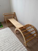 2x Houten klimrek | Glijbaan | Klimplank, Tuin en Terras, Ophalen, Zo goed als nieuw, Hout