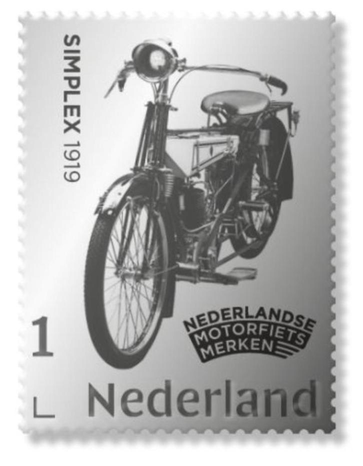 Jaar 2025 NVPH nnb Nederlandse motorfietsmerken Simplex 1919, Postzegels en Munten, Postzegels | Nederland, Postfris, Na 1940