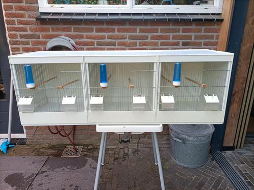 3 Delige broedkooi G en O / Pascal Hemel, Dieren en Toebehoren, Vogels | Hokken en Kooien, Gebruikt, Broedkooi of Kweekkooi, Kunststof