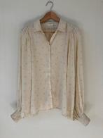 Alchemist, prachtige blouse met goud printje, maat 40 ZGAN, Maat 38/40 (M), Beige, Ophalen of Verzenden, Zo goed als nieuw