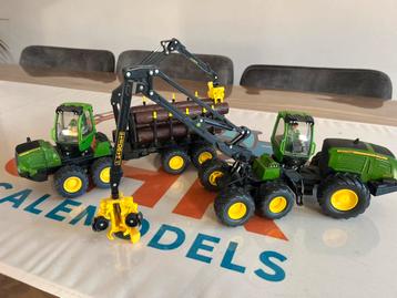John Deere 1470 E en 1510 E bosbouwmachines Siku 4061 4059 beschikbaar voor biedingen