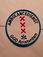Ambulance GGD Amsterdam embleem, Ophalen of Verzenden, Nederland, Embleem of Badge