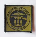 Badge patch Joint Force Support AFGHANISTAN., Ophalen of Verzenden, Landmacht, Nederland, Embleem of Badge