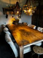 6 eetkamerstoelen pearle van goossens, Huis en Inrichting, Stoelen, Ophalen, Gebruikt, Bruin, Landelijk,hoffz,peeperkorn,sober