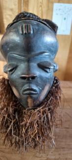 Pende ziekte masker Congo op sokkel, Antiek en Kunst, Ophalen of Verzenden