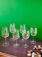 6 x diverse wijnglazen, Ophalen of Verzenden, Zo goed als nieuw, Overige typen