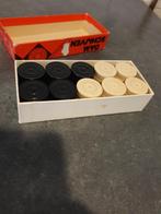 Vintage Damstenen Set, Een of twee spelers, Ophalen of Verzenden, Gebruikt, Onbekend