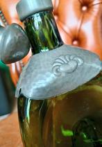 Fles groene / karaf, Antiek en Kunst, Antiek | Glas en Kristal, Verzenden
