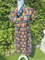 Smashed Lemon Jurk met Uilenprint - Maat M, Maat 38/40 (M), Overige kleuren, Ophalen of Verzenden, Zo goed als nieuw