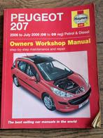 Peugeot 207 Haynes Werkplaatshandboek, Auto diversen, Handleidingen en Instructieboekjes, Ophalen of Verzenden