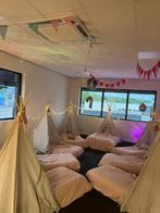 Tipi tentjes voor een magische slaapfeestje, Hobby en Vrije tijd, Feestartikelen | Verhuur, Ophalen, Nieuw