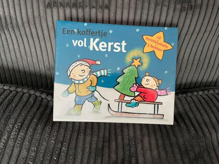 Nieuw! Erik van Os Een koffertje vol kerst 3 boekjes cd, Boeken, Kinderboeken | Baby's en Peuters, Zo goed als nieuw, 3 tot 4 jaar