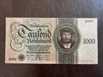 Duitsland zeldzame 1000 Mark 1924, Ophalen of Verzenden, Duitsland, Los biljet