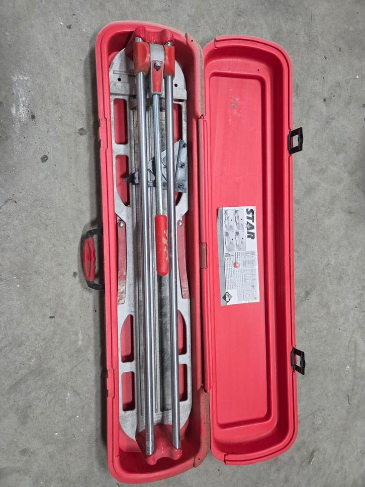 Rubi Star 60-n Tegelsnijder - Inclusief Koffer, Doe-het-zelf en Verbouw, Gereedschap | Handgereedschap, Gebruikt, Ophalen of Verzenden