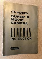 handeiding Cinemax super 8 camera, Ophalen of Verzenden, 1960 tot 1980, Filmcamera