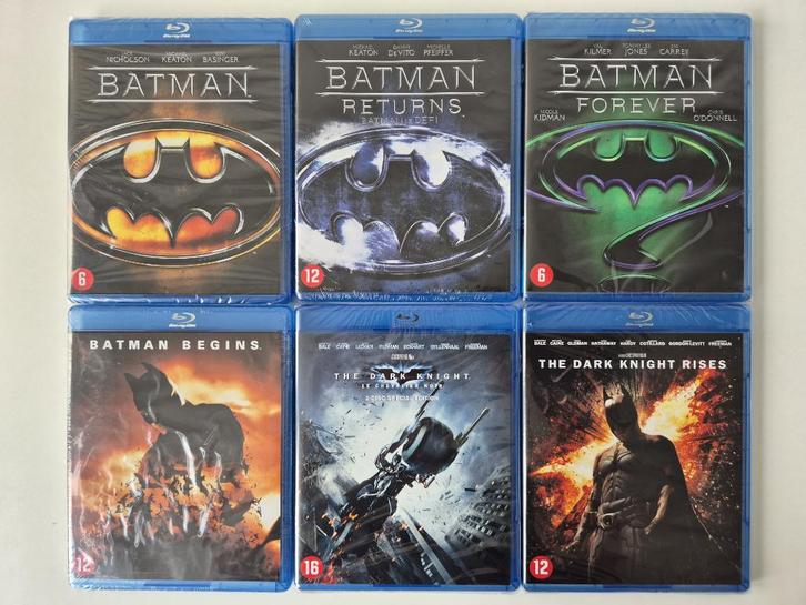 Batman Bluray Verzameling, Cd's en Dvd's, Blu-ray, Nieuw in verpakking, Actie, Ophalen of Verzenden