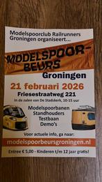 Modelspoorbeurs Groningen 21 februari 2026, Ophalen, Zo goed als nieuw, Gelijkstroom, Boek, Tijdschrift of Catalogus