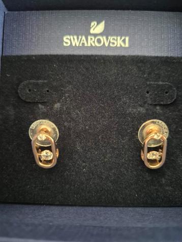 Swarovski Rosé Oorbellen - Dancing Crystal beschikbaar voor biedingen
