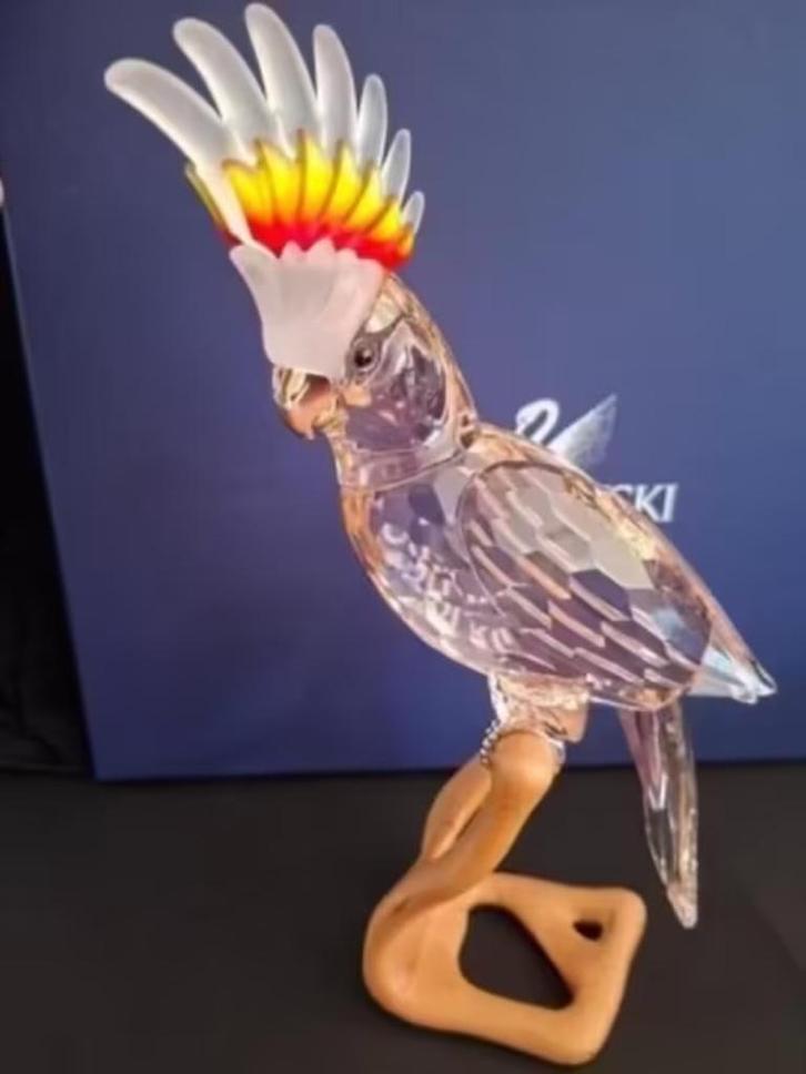 Swarovski "Paradise Birds" Cockatoo / Kaketoe, Verzamelen, Swarovski, Zo goed als nieuw, Figuurtje, Ophalen of Verzenden