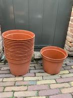 19 Bloempotten - 28cm Diameter, Tuin en Terras, Bloempotten, Kunststof, Gebruikt, Rond, Binnen
