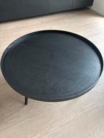 De WOOOD bijzettafel Mesa XL zwart, Huis en Inrichting, Tafels | Bijzettafels, Ophalen, Gebruikt, Rond, 75 cm of meer