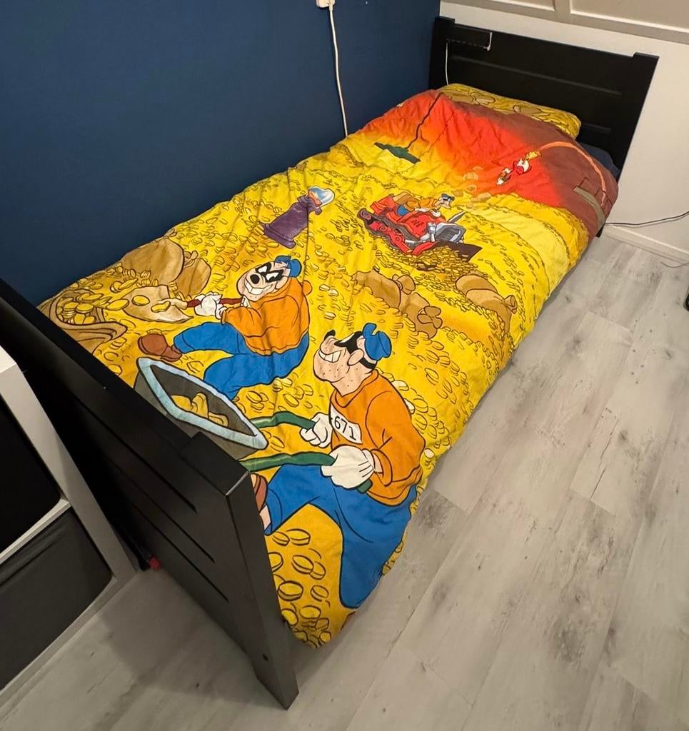 Mooi bed 90x200 met matras - zo goed als nieuw!, Ophalen, Zo goed als nieuw