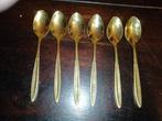 Van Nelle vergulde lepeltjes, 6st, Antiek en Kunst, Antiek | Bestek, Ophalen of Verzenden