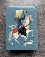 Verkade blik 'De Valkenjacht' - vintage, Verzamelen, Blikken, Ophalen of Verzenden, Gebruikt, Koek(jes), Verkade