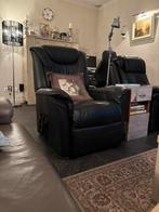 Elektrische loungestoel met sta op functie zwart, Ophalen, Gebruikt, Eenpersoons, Minder dan 150 cm