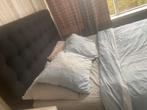 Boxspring Bed 160x200, Huis en Inrichting, Slaapkamer | Bedden, Ophalen, Gebruikt, Zwart, Tweepersoons